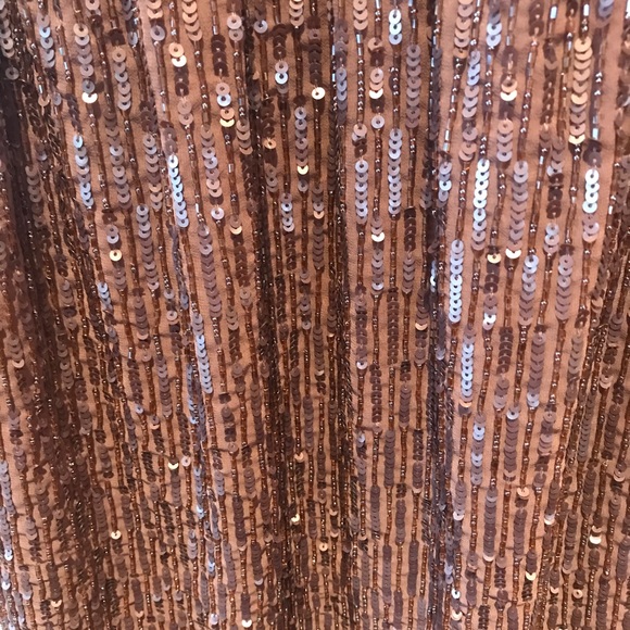 NWOT Aidan Mattox sequined beaded sleeveless dress - Picture 4 of 4